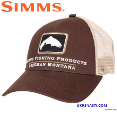 Кепка Simms Trout Icon Trucker Mahogany